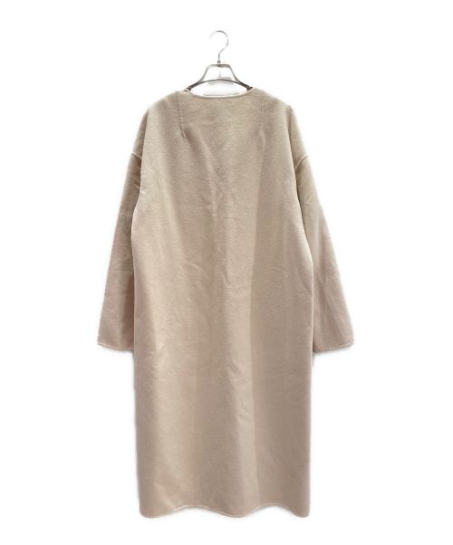 LOEWE（ロエベ）LOEWE (ロエベ) ウールカシミヤロングコート ベージュ サイズ:Ｓの古着・服飾アイテム