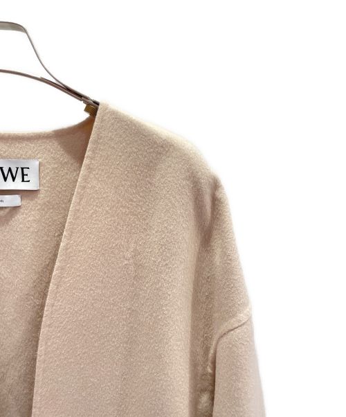 LOEWE（ロエベ）LOEWE (ロエベ) ウールカシミヤロングコート ベージュ サイズ:Ｓの古着・服飾アイテム