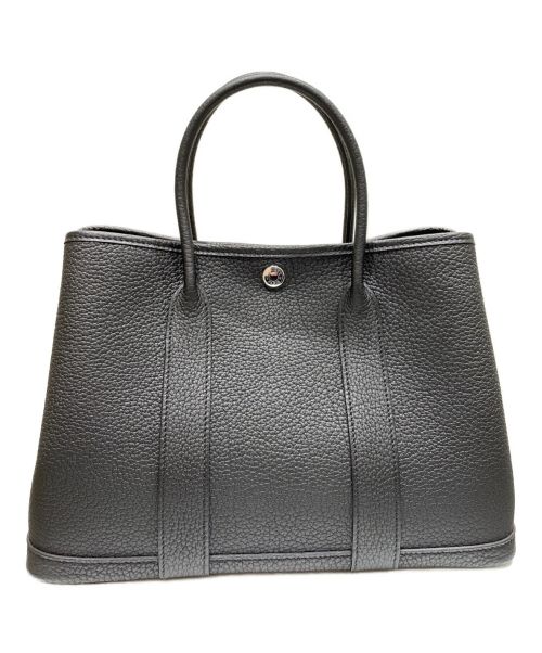 HERMES（エルメス）HERMES (エルメス) ガーデンパーティ30(TPM) ブラック サイズ:30(TPM)の古着・服飾アイテム