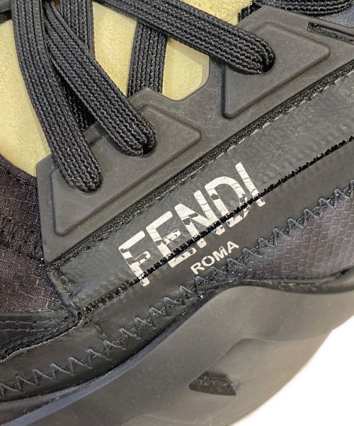 FENDI（フェンディ）FENDI (フェンディ) FENDI FLOW ブラック×ネイビー サイズ:9の古着・服飾アイテム