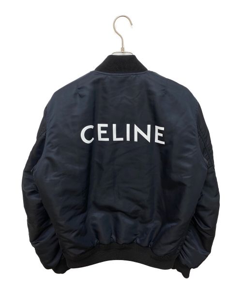 CELINE（セリーヌ）CELINE (セリーヌ) 21AW ルーズボンバージャケット ダークネイビー サイズ:46の古着・服飾アイテム