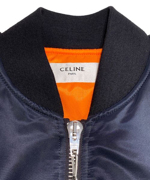 CELINE（セリーヌ）CELINE (セリーヌ) 21AW ルーズボンバージャケット ダークネイビー サイズ:46の古着・服飾アイテム