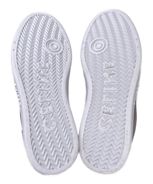 CELINE（セリーヌ）CELINE (セリーヌ) 22SS CT-01 「Z」 ハイトップスニーカー グレー×ホワイト サイズ:42の古着・服飾アイテム