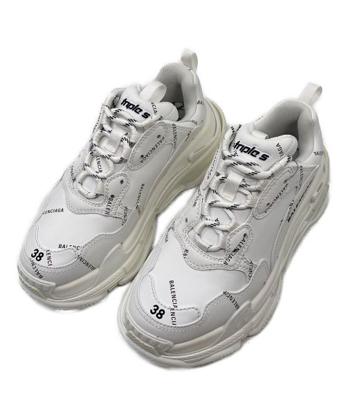 BALENCIAGA（バレンシアガ）BALENCIAGA (バレンシアガ) TRIPLE S SNEAKER（トリプルエススニーカー） ホワイト サイズ:25cmの古着・服飾アイテム
