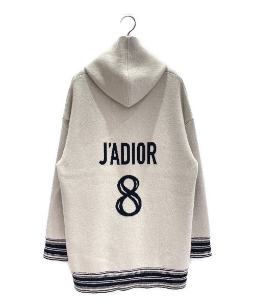 Christian Dior（クリスチャン ディオール）Christian Dior (クリスチャン ディオール) J'ADIOR ニットパーカー サイズ:40の古着・服飾アイテム