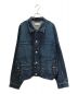 BALENCIAGA（バレンシアガ）の古着「アップサイドダウンデニムジャケット」｜ブルー