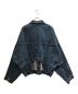 BALENCIAGA (バレンシアガ) アップサイドダウンデニムジャケット ブルー サイズ:38：72800円