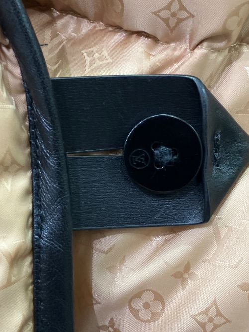 LOUIS VUITTON（ルイ ヴィトン）LOUIS VUITTON (ルイ ヴィトン) フーデッドダウンジャケット シャンパンゴールド サイズ:38の古着・服飾アイテム