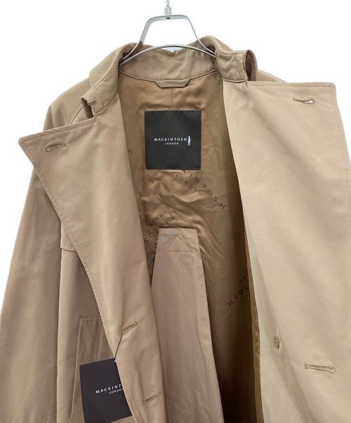MACKINTOSH LONDON（マッキントッシュ ロンドン）MACKINTOSH LONDON (マッキントッシュ ロンドン) ソフトメモリーグログラントレンチコート ベージュ サイズ:44 未使用品の古着・服飾アイテム