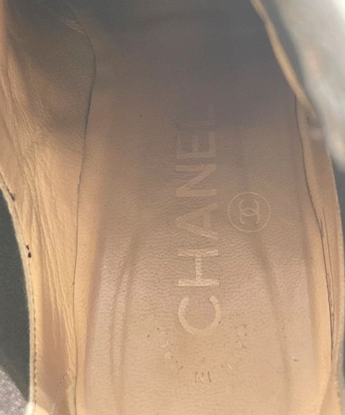 CHANEL（シャネル）CHANEL (シャネル) マトラッセサイドゴアブーツ ブラック サイズ:36の古着・服飾アイテム