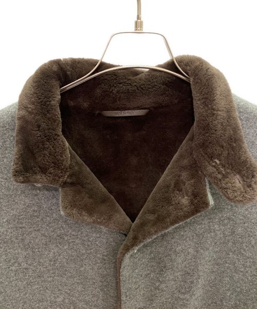 LORO PIANA（ロロピアーナ）LORO PIANA (ロロピアーナ) ヌートリアカシミヤコート グレー サイズ:Lの古着・服飾アイテム