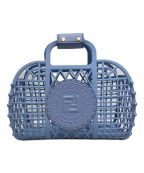FENDIフェンディ）の古着「BASKET SMALL RECYCLED PLASTIC」｜スカイブルー