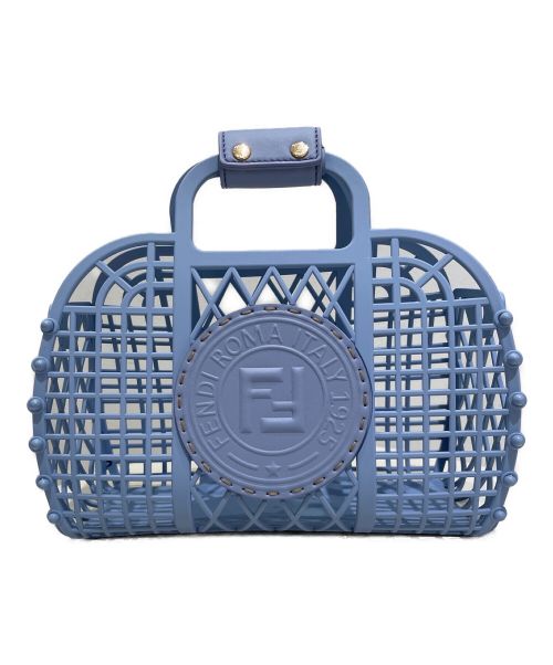 FENDI（フェンディ）FENDI (フェンディ) BASKET SMALL RECYCLED PLASTIC スカイブルー サイズ:SMALLの古着・服飾アイテム