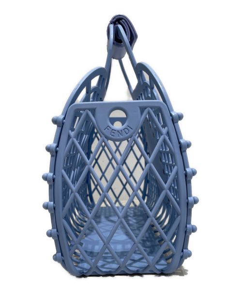 FENDI（フェンディ）FENDI (フェンディ) BASKET SMALL RECYCLED PLASTIC スカイブルー サイズ:SMALLの古着・服飾アイテム
