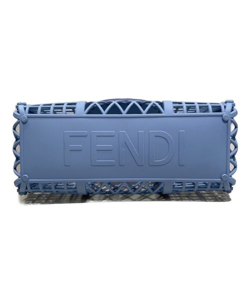 FENDI（フェンディ）FENDI (フェンディ) BASKET SMALL RECYCLED PLASTIC スカイブルー サイズ:SMALLの古着・服飾アイテム