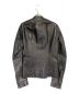 RICK OWENS (リック オウエンス) レザーライダースジャケット ブラック サイズ:46：87800円