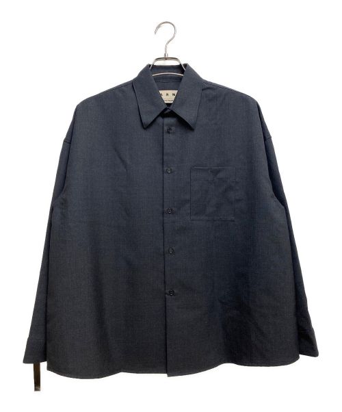 MARNI（マルニ）MARNI (マルニ) トロピカルウールシャツ グレー サイズ:44の古着・服飾アイテム
