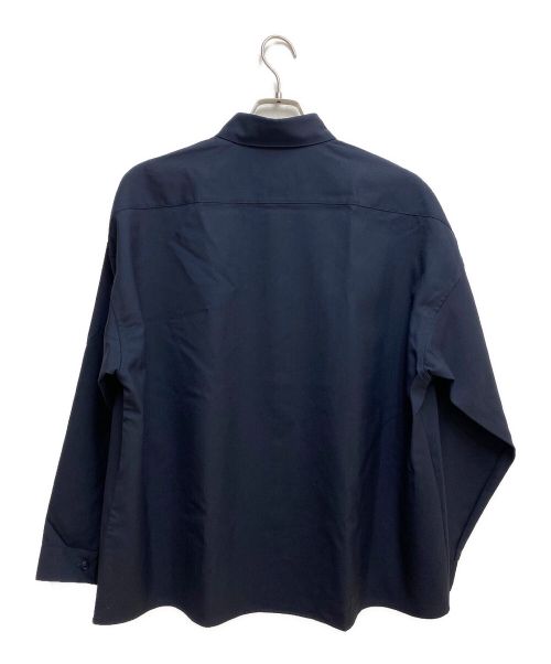 MARNI（マルニ）MARNI (マルニ) トロピカルウールシャツ ネイビー サイズ:44の古着・服飾アイテム