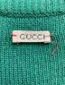 中古・古着 GUCCI (グッチ) タイガージャガードニット グリーン サイズ:S：39800円