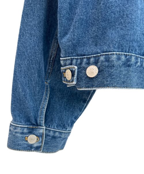BALENCIAGA（バレンシアガ）BALENCIAGA (バレンシアガ) 再構築スウィングデニムジャケット インディゴ サイズ:38の古着・服飾アイテム