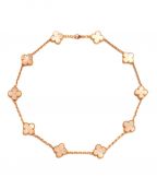 VAN CLEEF & ARPELSヴァンクリーフ＆アーペル）の古着「ヴィンテージアルハンブラネックレス10モチーフ」