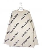 BALENCIAGAバレンシアガ）の古着「ALLOVER LOGO Knit」