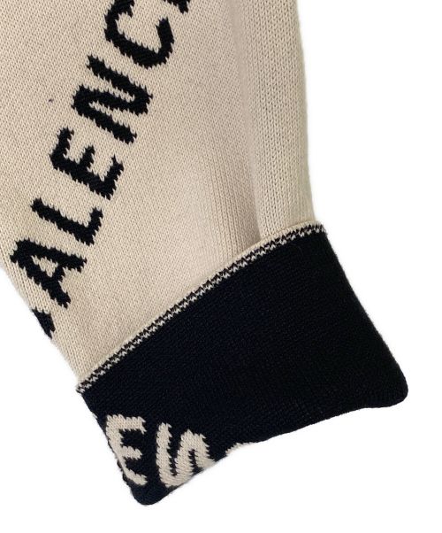 BALENCIAGA（バレンシアガ）BALENCIAGA (バレンシアガ) ALLOVER LOGO Knit サイズ:Sの古着・服飾アイテム