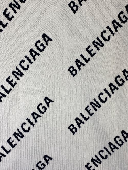 BALENCIAGA（バレンシアガ）BALENCIAGA (バレンシアガ) ALLOVER LOGO Knit サイズ:Sの古着・服飾アイテム