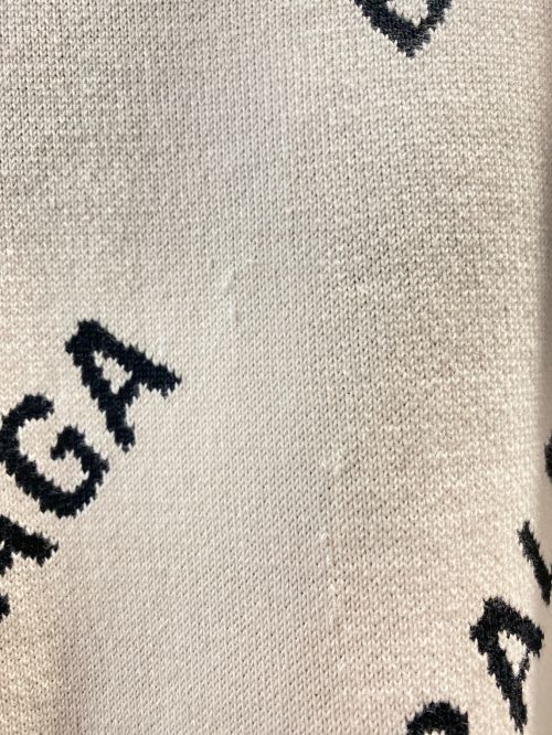 BALENCIAGA（バレンシアガ）BALENCIAGA (バレンシアガ) ALLOVER LOGO Knit サイズ:Sの古着・服飾アイテム