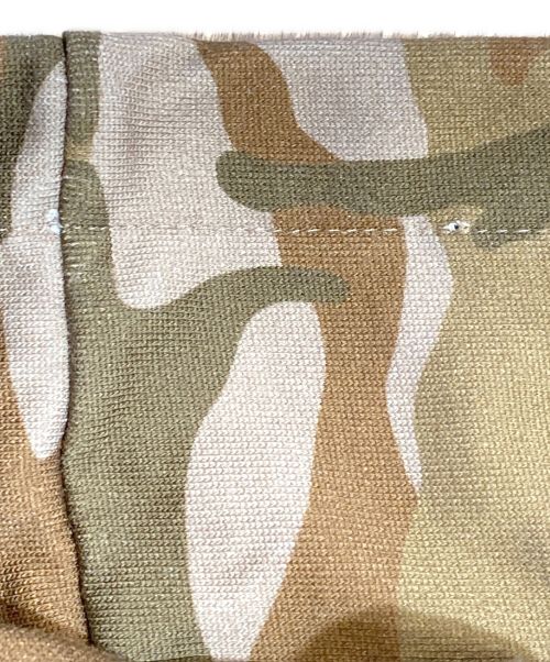 CELINE（セリーヌ）CELINE (セリーヌ) 22SSスタッズ付き CELINE フーディ / コットンフリース ブラウン×オリーブ サイズ:Sの古着・服飾アイテム