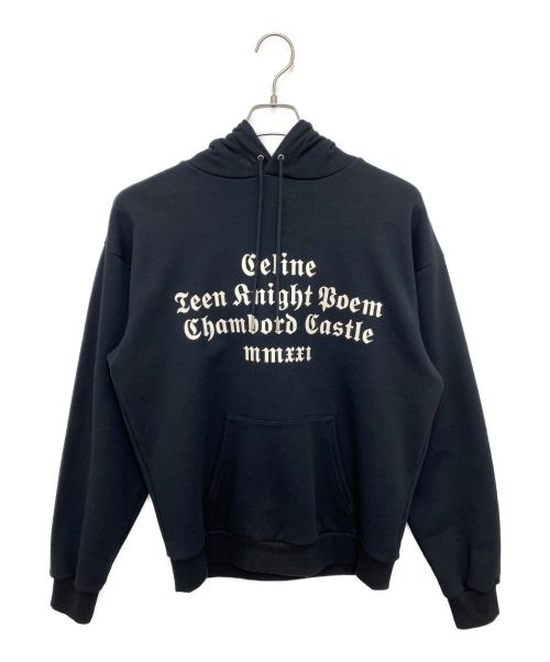 CELINE（セリーヌ）CELINE (セリーヌ) 21AW シャンボール ルーズスウェットシャツ ブラック サイズ:Sの古着・服飾アイテム
