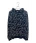 CELINE（セリーヌ）の古着「22AW ルーズフーディー / コットンフリース」｜ブラック×ホワイト