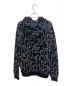 CELINE (セリーヌ) 22AW ルーズフーディー / コットンフリース ブラック×ホワイト サイズ:S：34800円