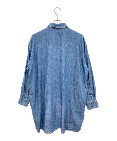 CELINE（セリーヌ）CELINE (セリーヌ) 22SS カウボーイ/ペインターシャツ インディゴ サイズ:Sの古着・服飾アイテム