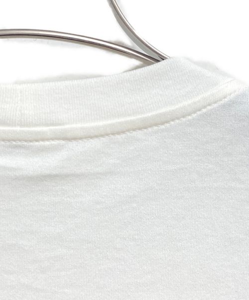 CELINE（セリーヌ）CELINE (セリーヌ) 22SS スタッズ付き CELINE ルーズTシャツ / コットンジャージー ホワイト サイズ:Sの古着・服飾アイテム