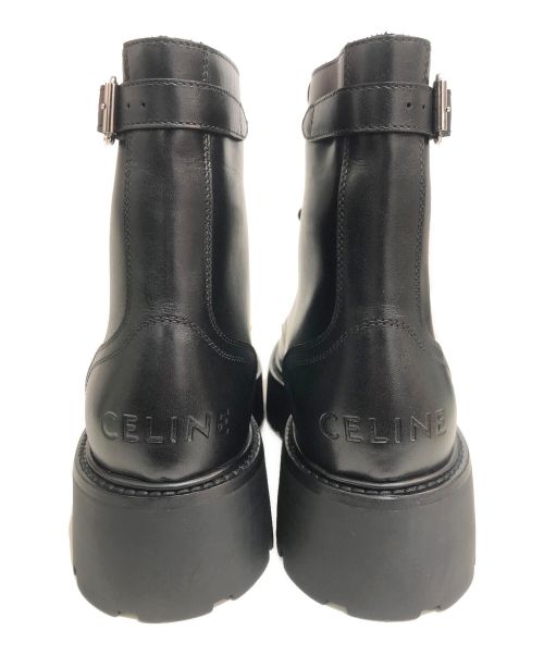 CELINE（セリーヌ）CELINE (セリーヌ) 22AW バルキー レースアップブーツ ブラック サイズ:42の古着・服飾アイテム