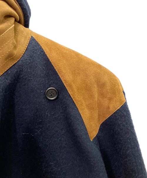 Chloe（クロエ）Chloe (クロエ) モヘヤウールダブルブレストコート ネイビー サイズ:34の古着・服飾アイテム