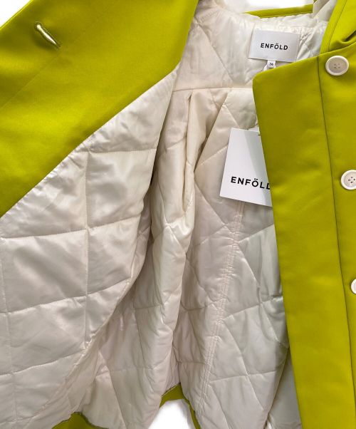 ENFOLD（エンフォルド）ENFOLD (エンフォルド) ビッグブルゾン ダークイエロー サイズ:36 未使用品の古着・服飾アイテム