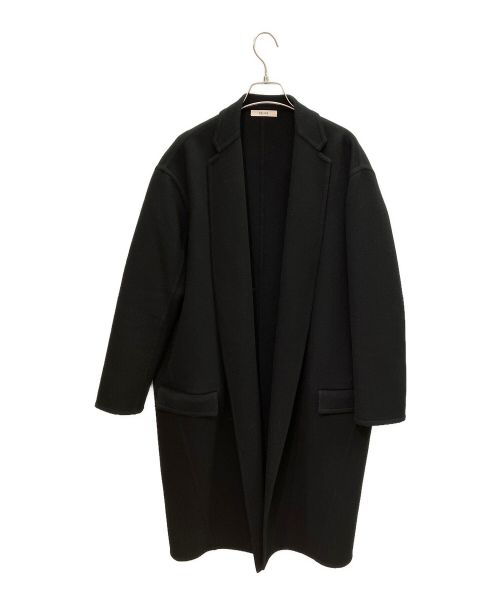 CELINE（セリーヌ）CELINE (セリーヌ) エッグクロンビーコート ブラック サイズ:38（11号相当）の古着・服飾アイテム