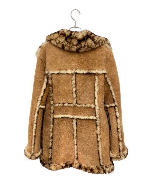 COACH（コーチ）COACH (コーチ) Schott (ショット) シアリングコート ブラウン サイズ:Mの古着・服飾アイテム
