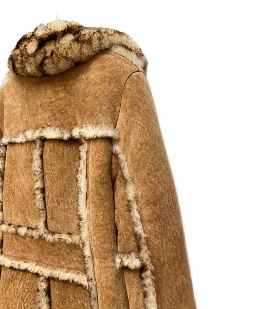 COACH（コーチ）COACH (コーチ) Schott (ショット) シアリングコート ブラウン サイズ:Mの古着・服飾アイテム