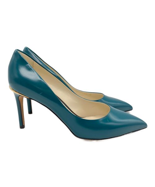 LOUIS VUITTON（ルイ ヴィトン）LOUIS VUITTON (ルイ ヴィトン) ポインテッドトゥパンプス グリーン サイズ:36 1/2の古着・服飾アイテム