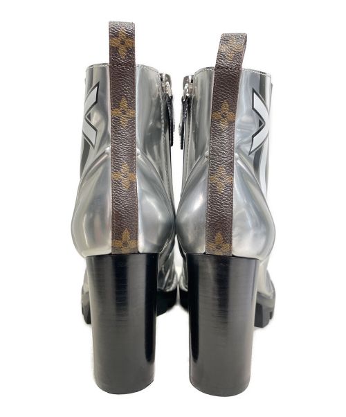 LOUIS VUITTON（ルイ ヴィトン）LOUIS VUITTON (ルイ ヴィトン) Star Trail V Spaceship Ankle Boots  シルバー サイズ:36 1/2の古着・服飾アイテム