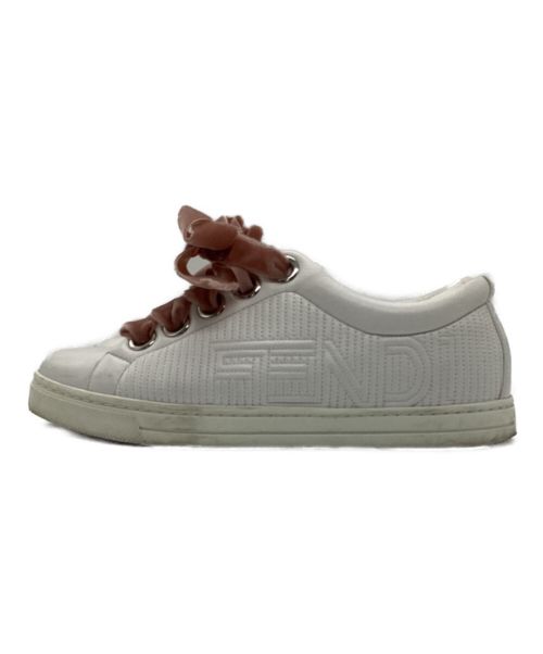 FENDI（フェンディ）FENDI (フェンディ) ローカットスニーカー ホワイト サイズ:36の古着・服飾アイテム