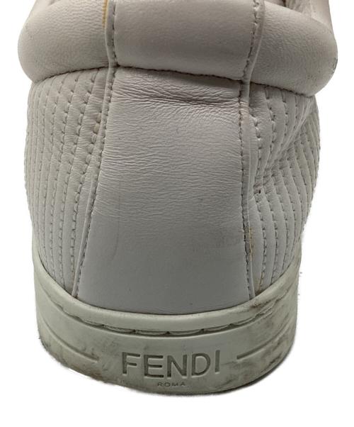 FENDI（フェンディ）FENDI (フェンディ) ローカットスニーカー ホワイト サイズ:36の古着・服飾アイテム
