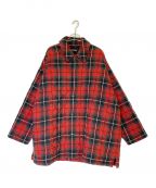 BALENCIAGAバレンシアガ）の古着「QUILTED JACKET WITH COLLAR」｜レッド