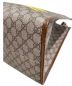 中古・古着 GUCCI (グッチ) FAKE/NOTプリントラージトートバッグ ベージュ：138000円