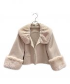 FOXEY BOUTIQUEフォクシー ブティック）の古着「ヌートリアファージャケット」｜ベージュ