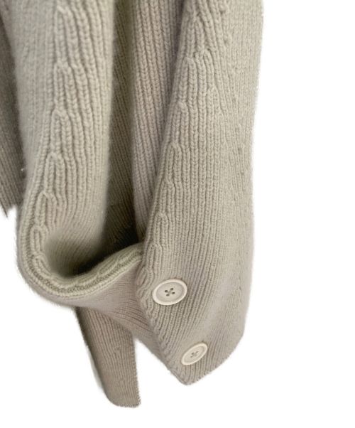 ENFOLD（エンフォルド）ENFOLD (エンフォルド) ウールリブビブレイヤードPULLOVER ライトグレー サイズ:38の古着・服飾アイテム