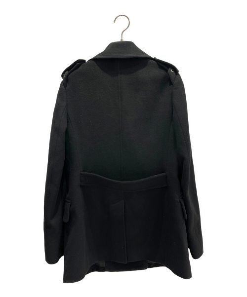 GUCCI（グッチ）GUCCI (グッチ) エポレットPコート ブラック サイズ:42の古着・服飾アイテム
